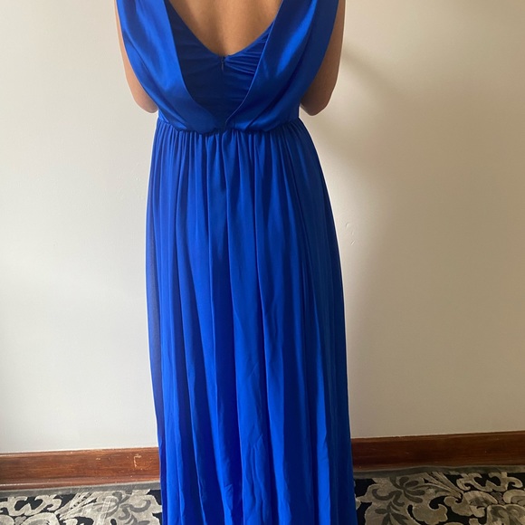 Vera Wang evening gown size 8, royal blue - Picture 2 of 5